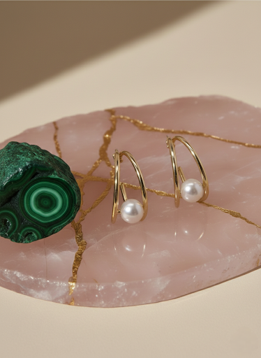 Aretes Perlas Poseidón